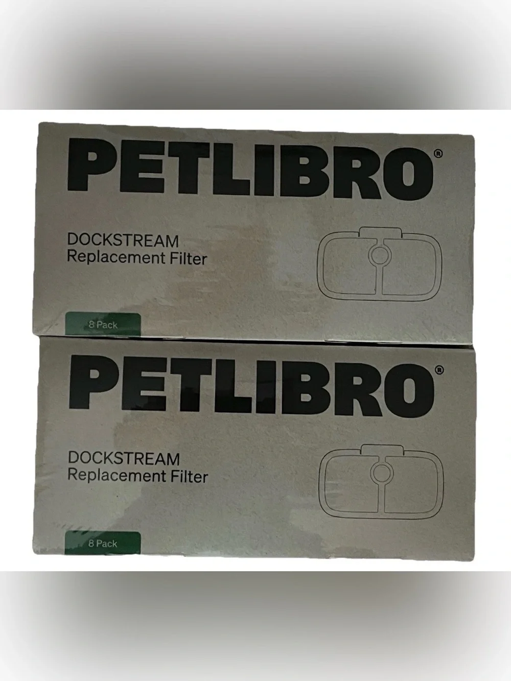PetLibro Dockstream Pet Water Fountain Replacement Filter 8 Pack Lot of 2